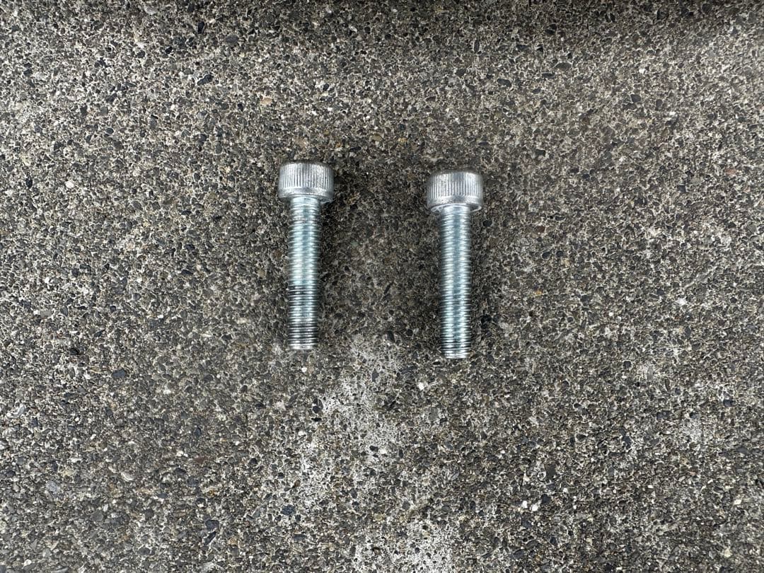 スズキ　GN125 GN125Hステンレス　弾丸マフラー　ボルトセット　中古品