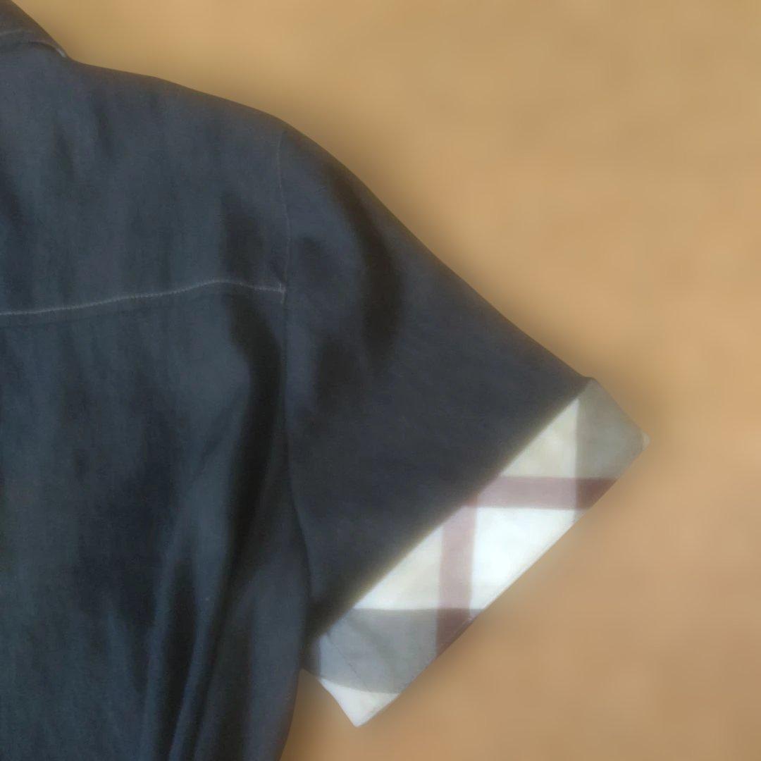 美品★ブルーレーベルクレストブリッジ★黒ロングワンピース★38