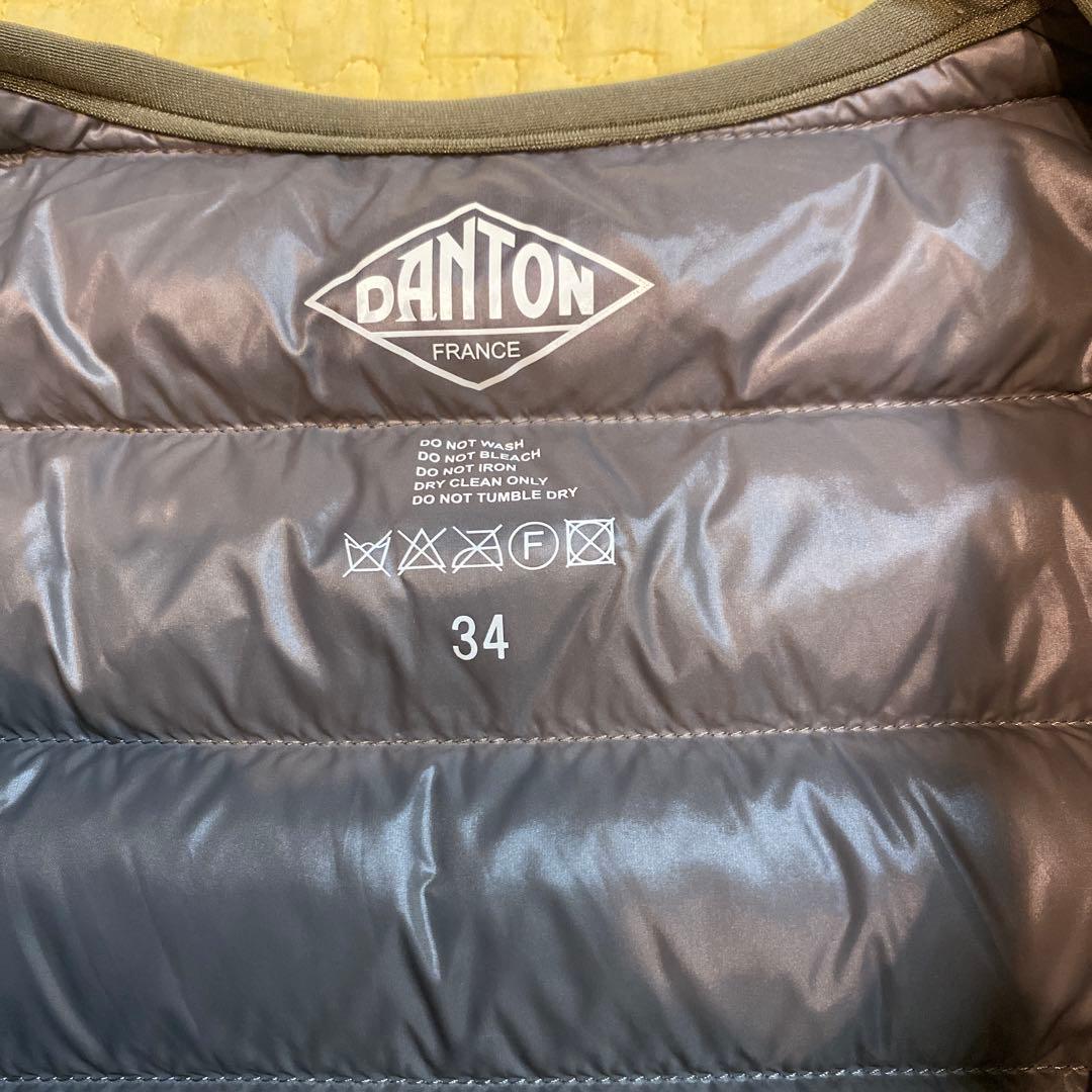 DANTON ダウンベスト 34