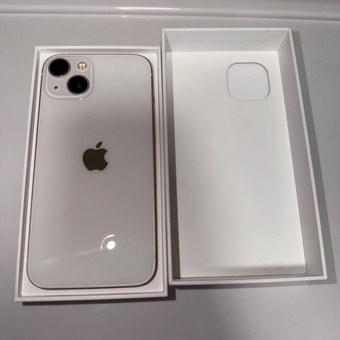 iPhone13 スターライト ホワイト SIMフリー 256GB 64%