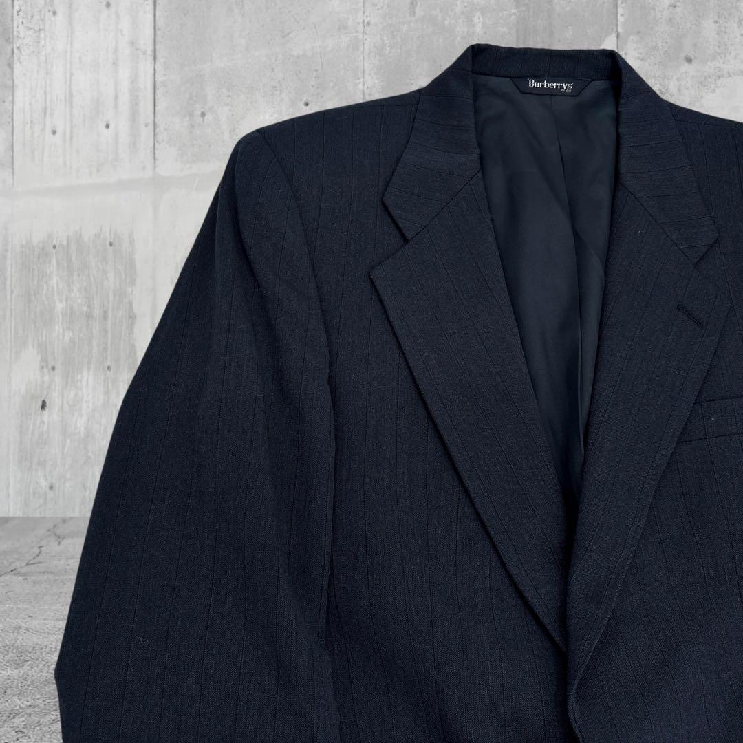 美品】Burberry バーバリー　スーツ　セットアップ　ジャケット　90s 黒