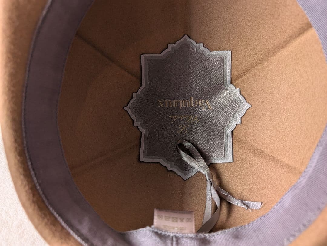 ジョッキーハット　ブラウン