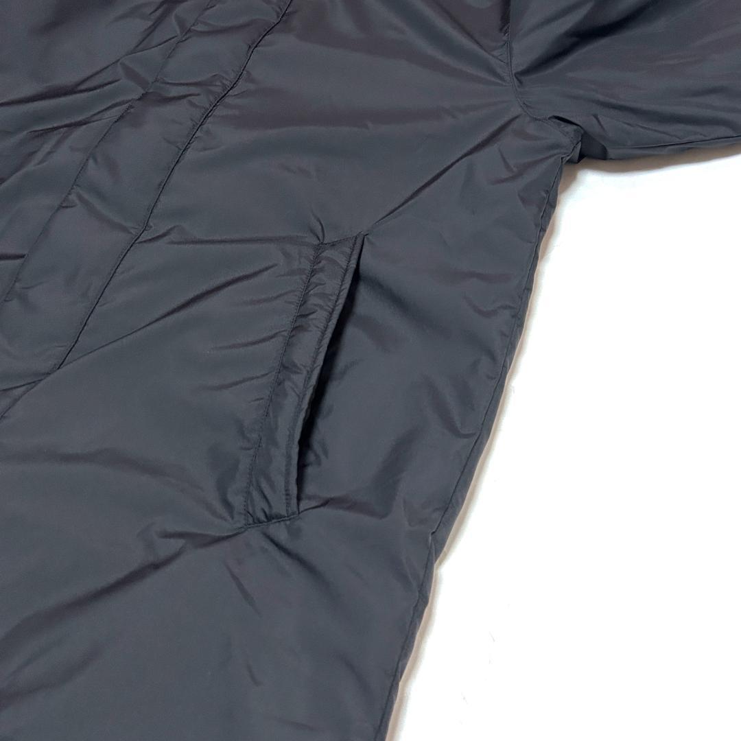 新品　アディダス　XLサイズ　ロング ボアコート　ベンチコート　ブラック