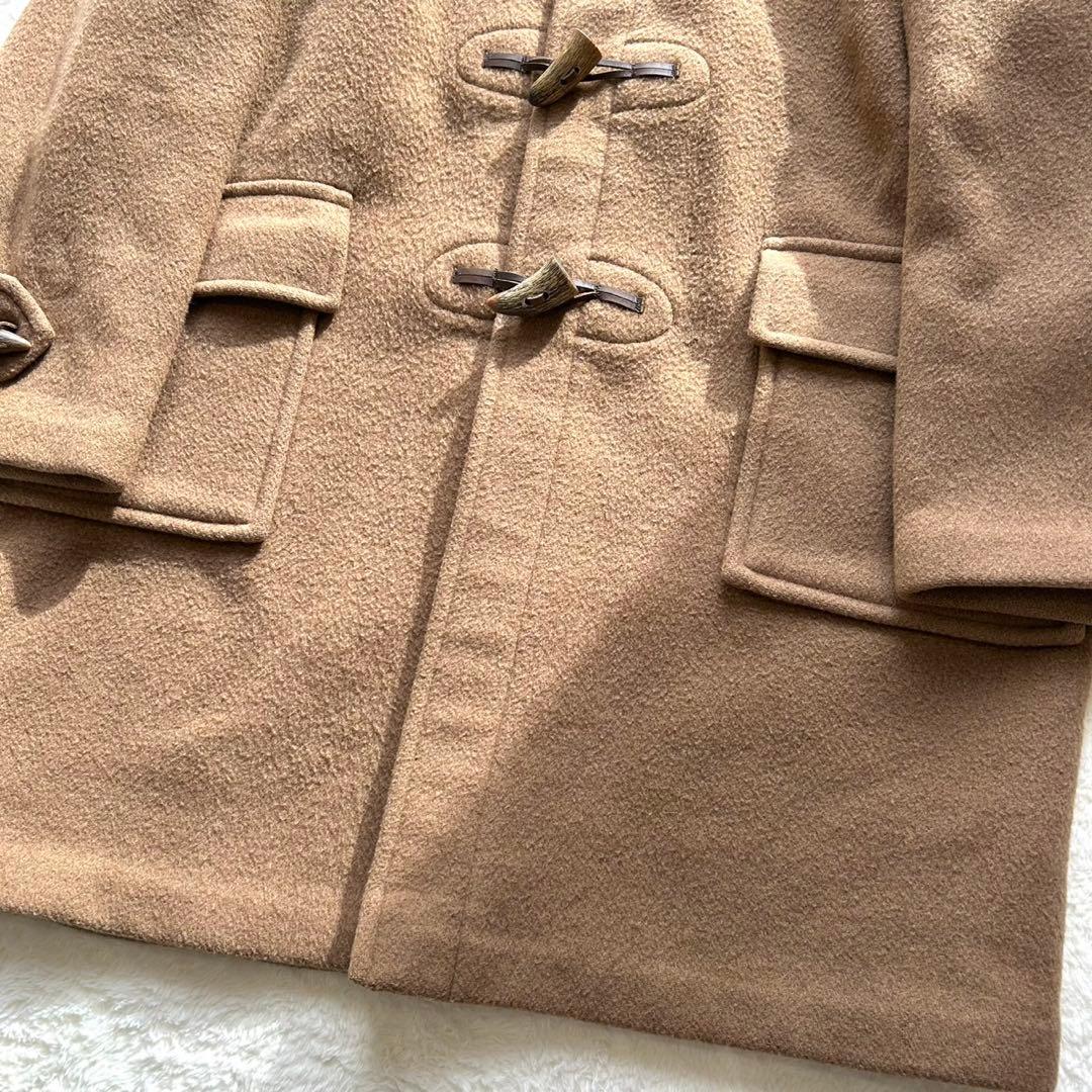 【美品】バーバリー ノバチェック ダッフルコート ロング 英国製 キャメル