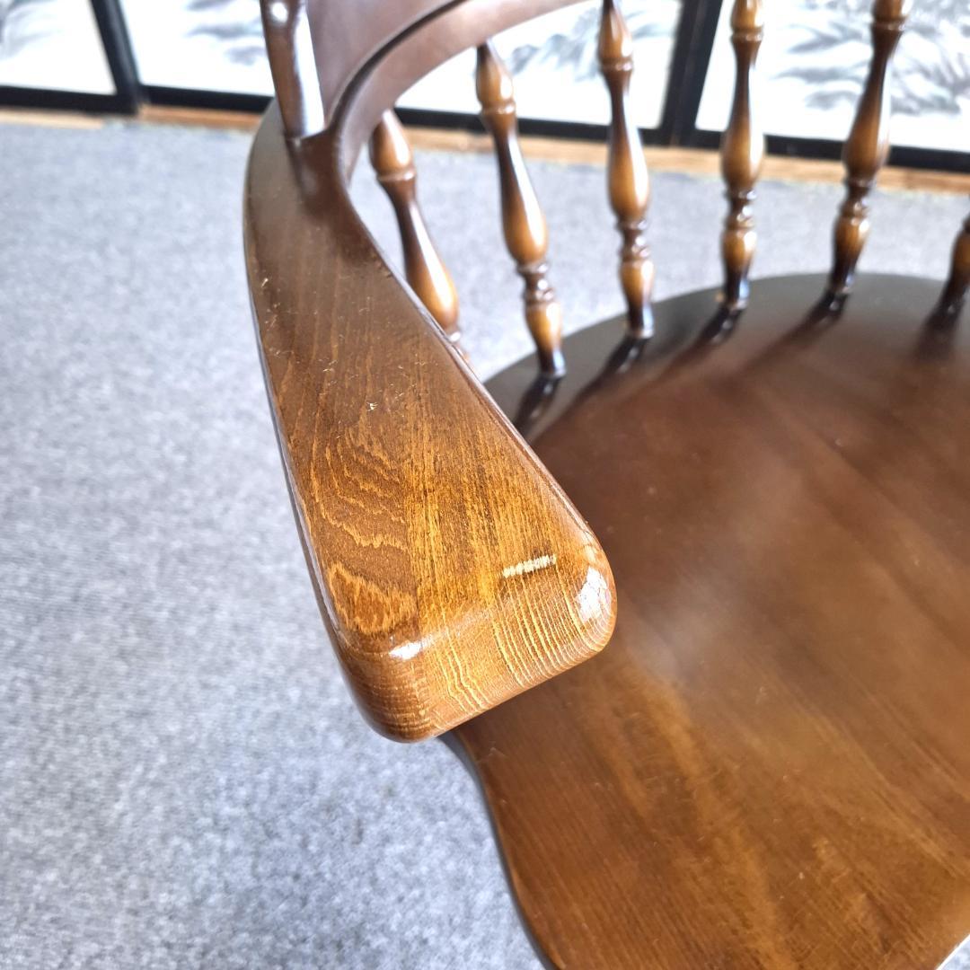 ②★飛騨産業★キツツキマーク★ウィンザーチェア★ダイニングチェア★