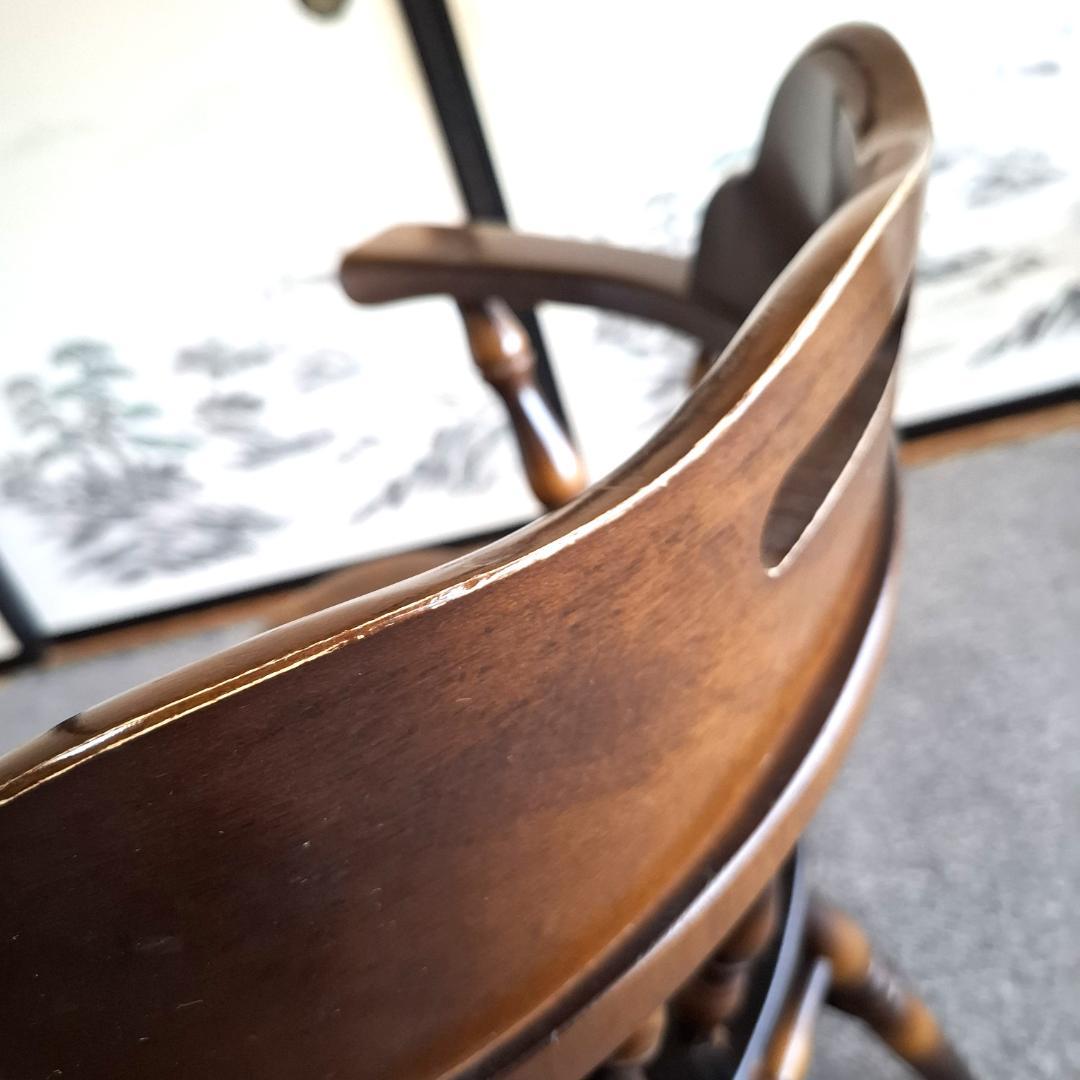 ②★飛騨産業★キツツキマーク★ウィンザーチェア★ダイニングチェア★