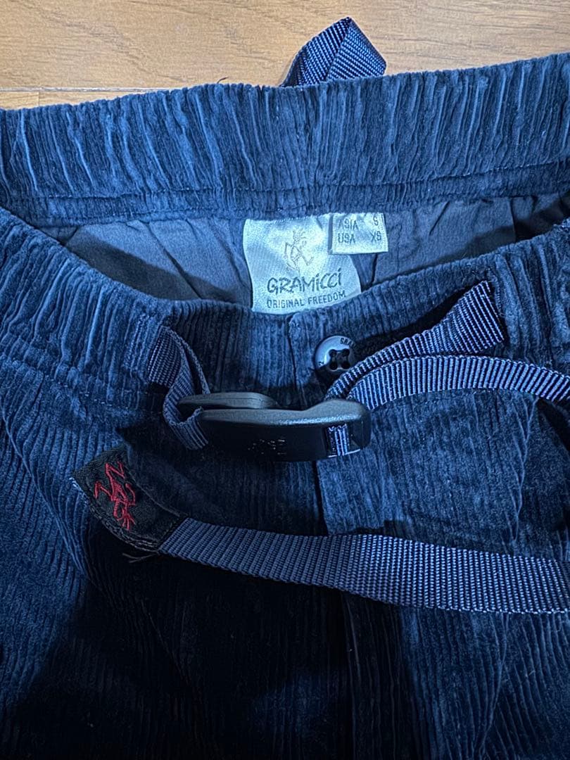 【新品/定価1.5万】Gramicci コーデュロイパンツ S ネイビー 希少