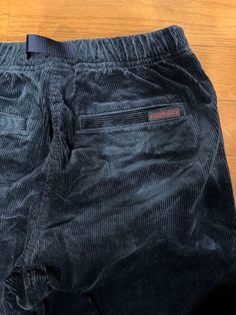 【新品/定価1.5万】Gramicci コーデュロイパンツ S ネイビー 希少