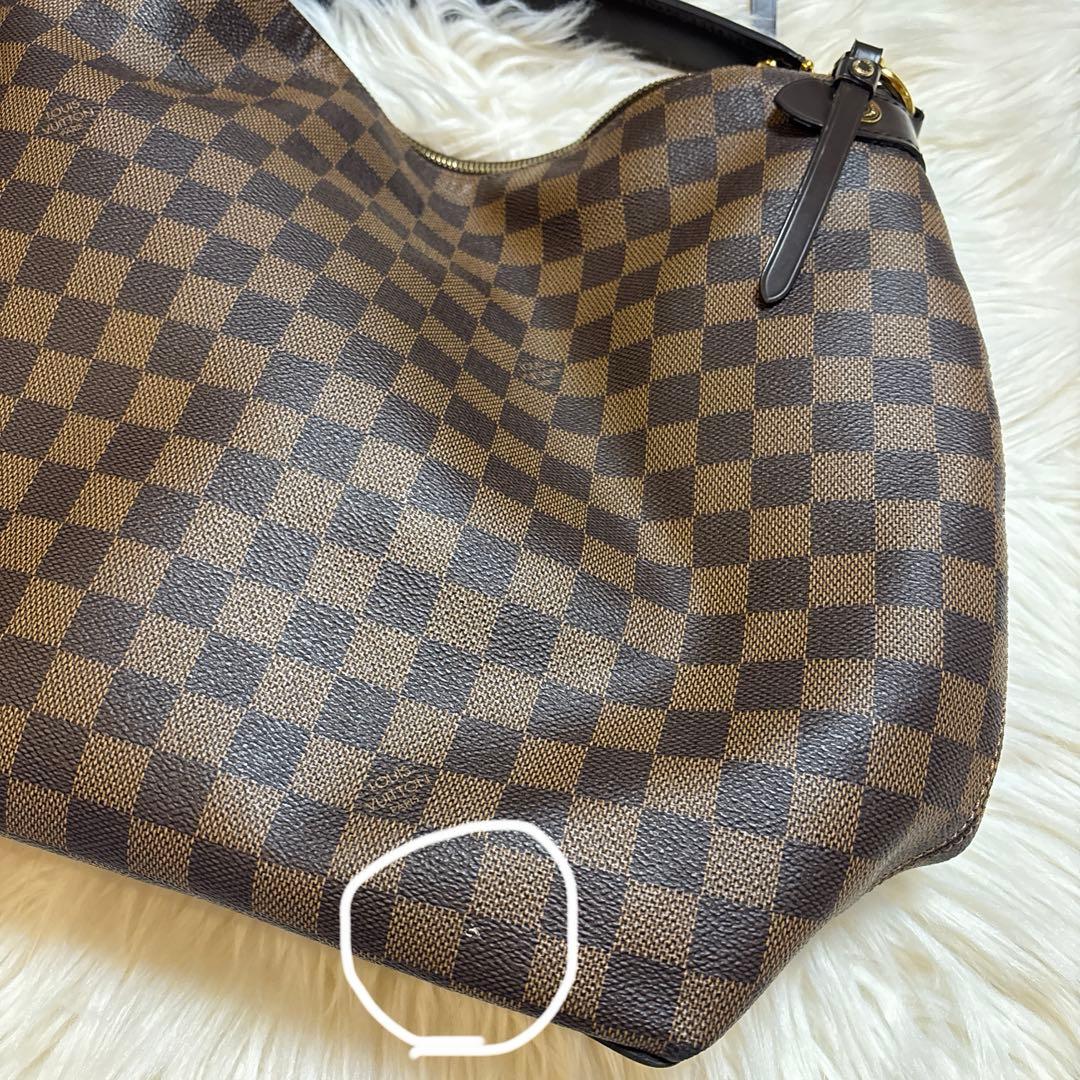 LOUISVUITTON ヴィトン ダミエ エベヌ レジア ショルダーバッグ