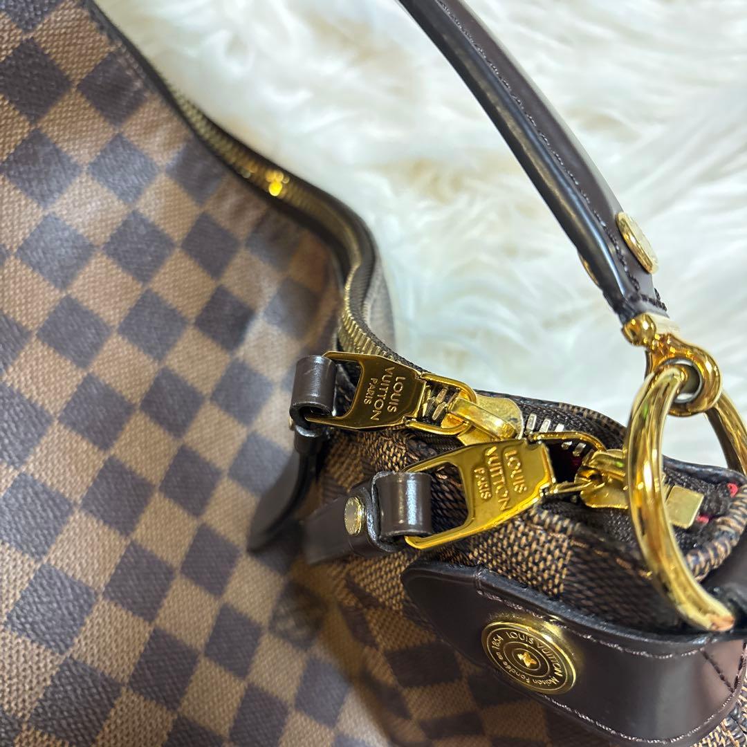 LOUISVUITTON ヴィトン ダミエ エベヌ レジア ショルダーバッグ