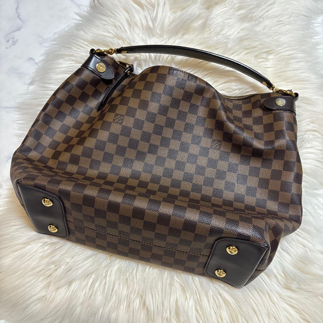 LOUISVUITTON ヴィトン ダミエ エベヌ レジア ショルダーバッグ