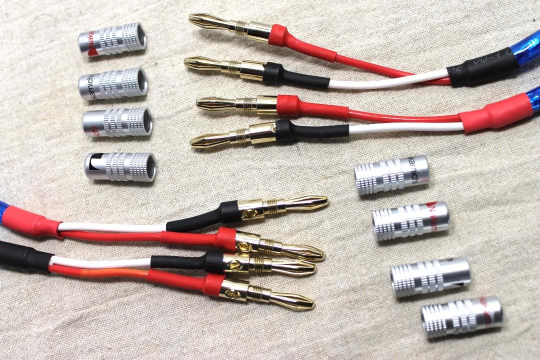 2200αゾノトーンZONOTONE 1.3m2本 ナカミチ新品金バナナプラグ付