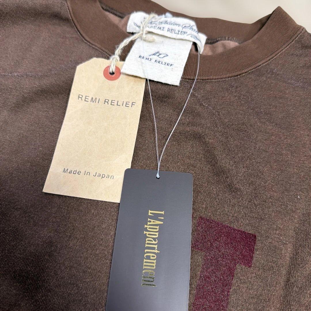 レミ レリーフFOOTBALL LONG SLEEVE T-SHIRTS★新品！