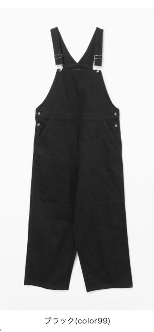 mizuiro ind ブラックオーバーオール
