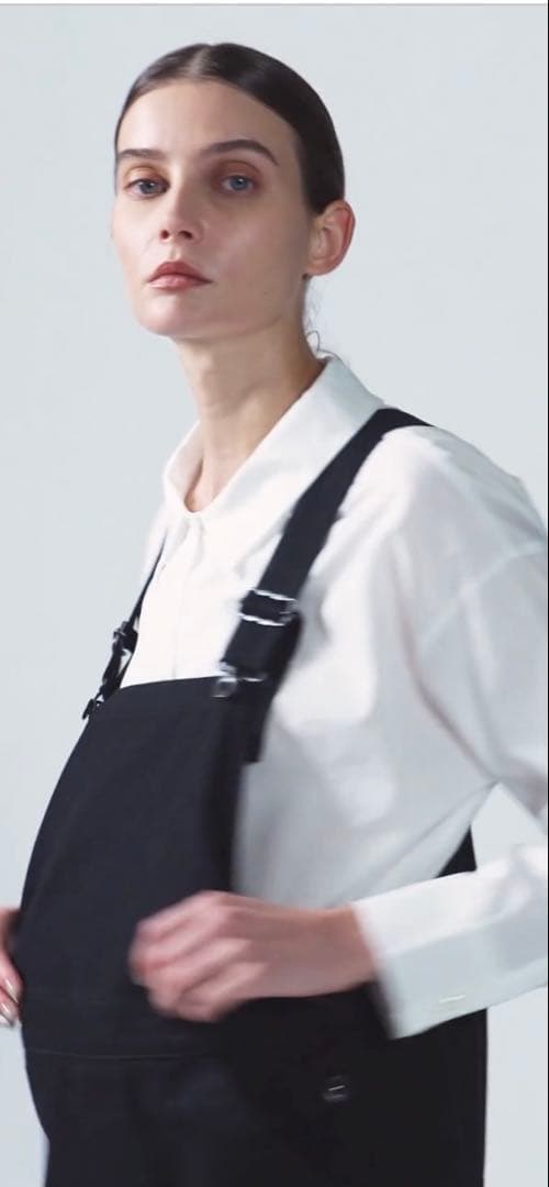 mizuiro ind ブラックオーバーオール