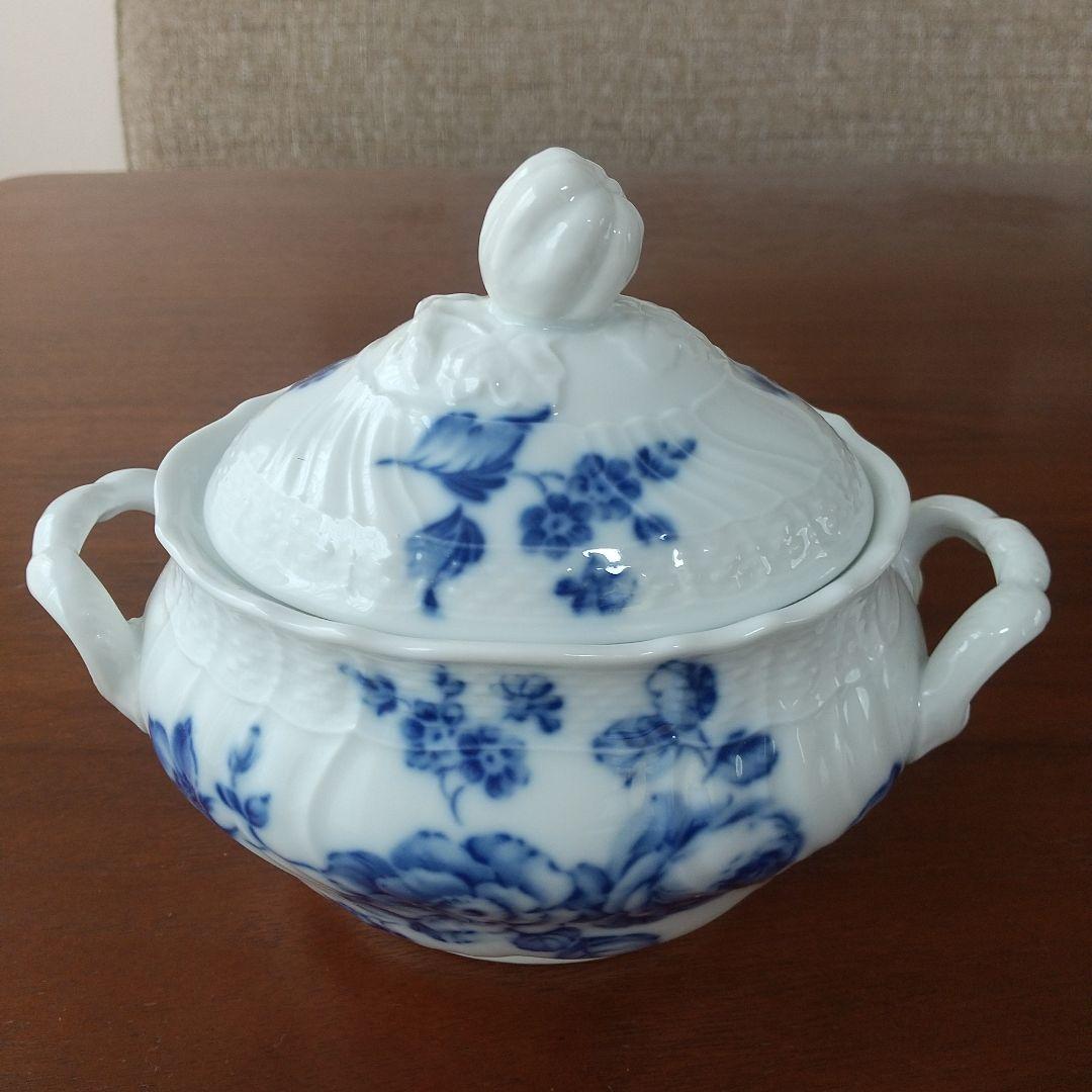 リチャードジノリ　ローズブルースープチューリン　小