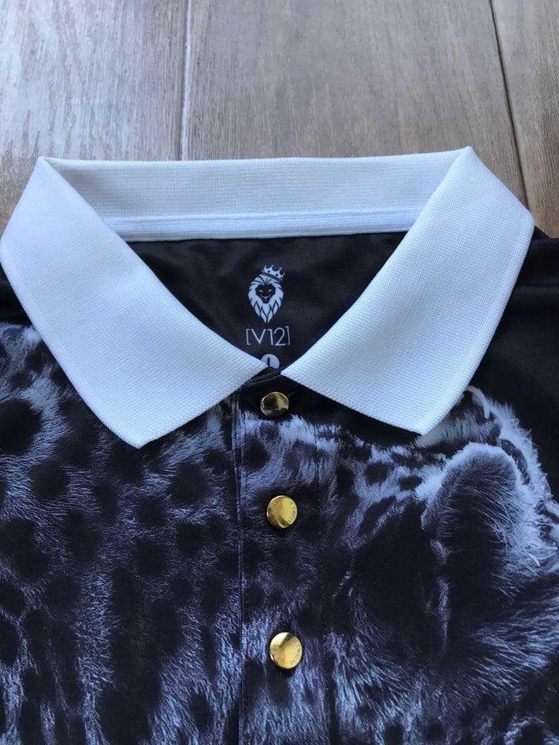 未使用に近い　タグなし　V12 ヴィトゥエルブ 半袖　ポロ　メンズ　サイズL