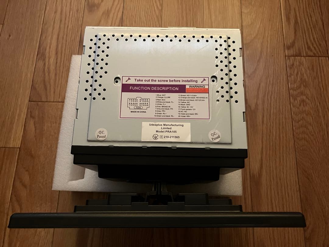 PORMIDO PRA105 10.1インチ ディスプレイオーディオ カメラ付属