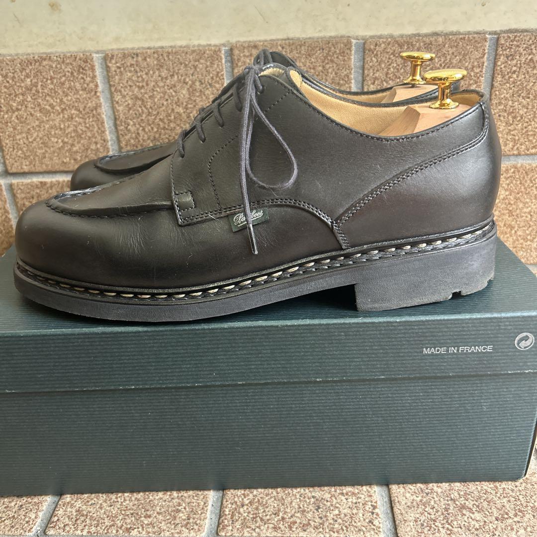 [極美品] PARABOOT Shambord パラブーツ UK7 黒
