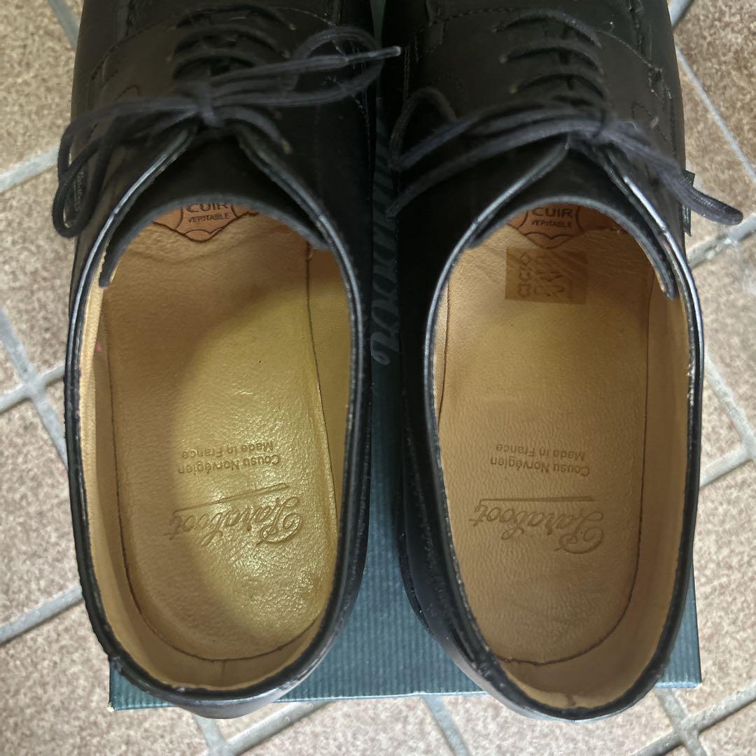 [極美品] PARABOOT Shambord パラブーツ UK7 黒