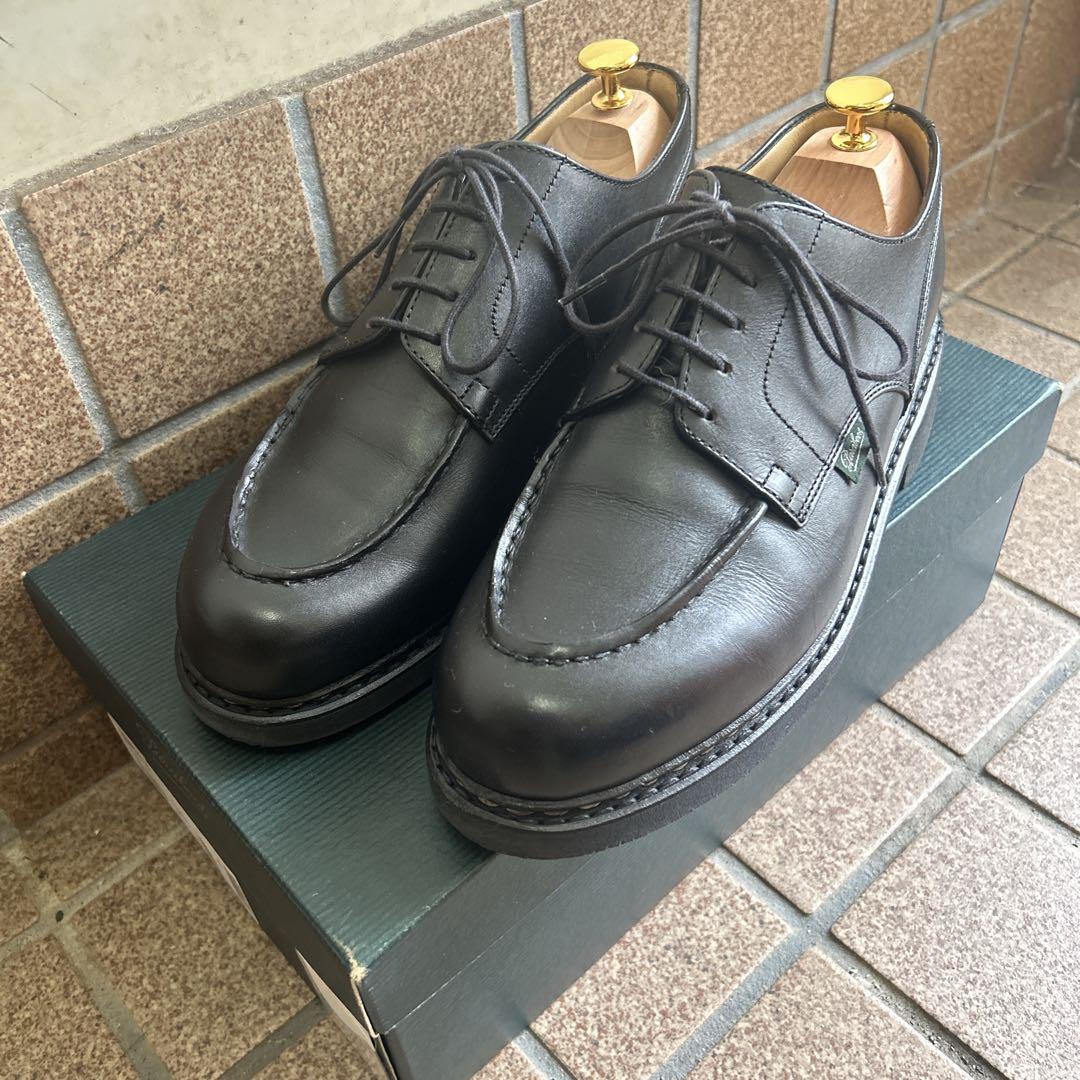 [極美品] PARABOOT Shambord パラブーツ UK7 黒