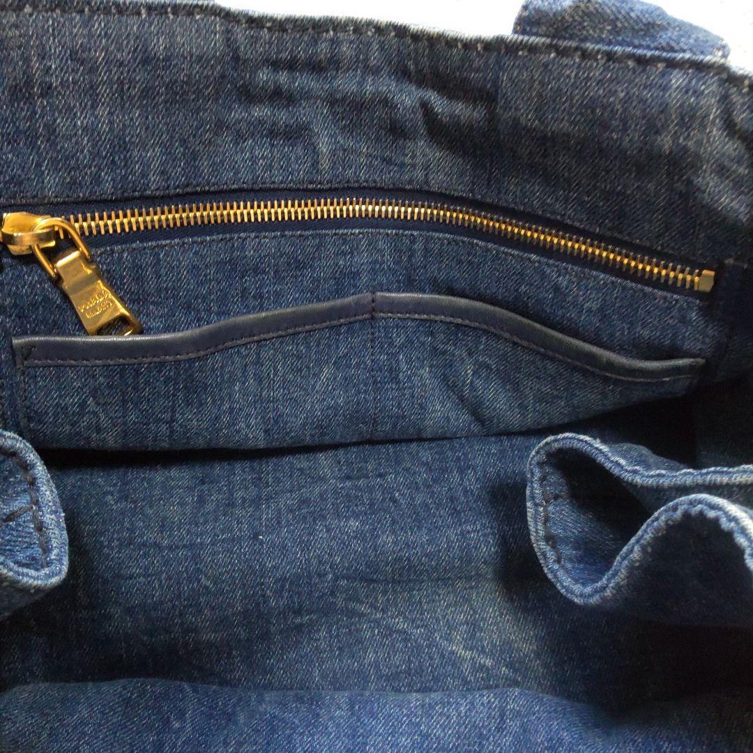 PRADA　カナパ トートバッグ　デニム