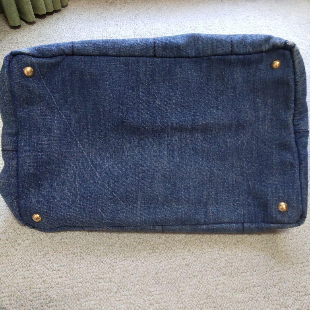PRADA　カナパ トートバッグ　デニム