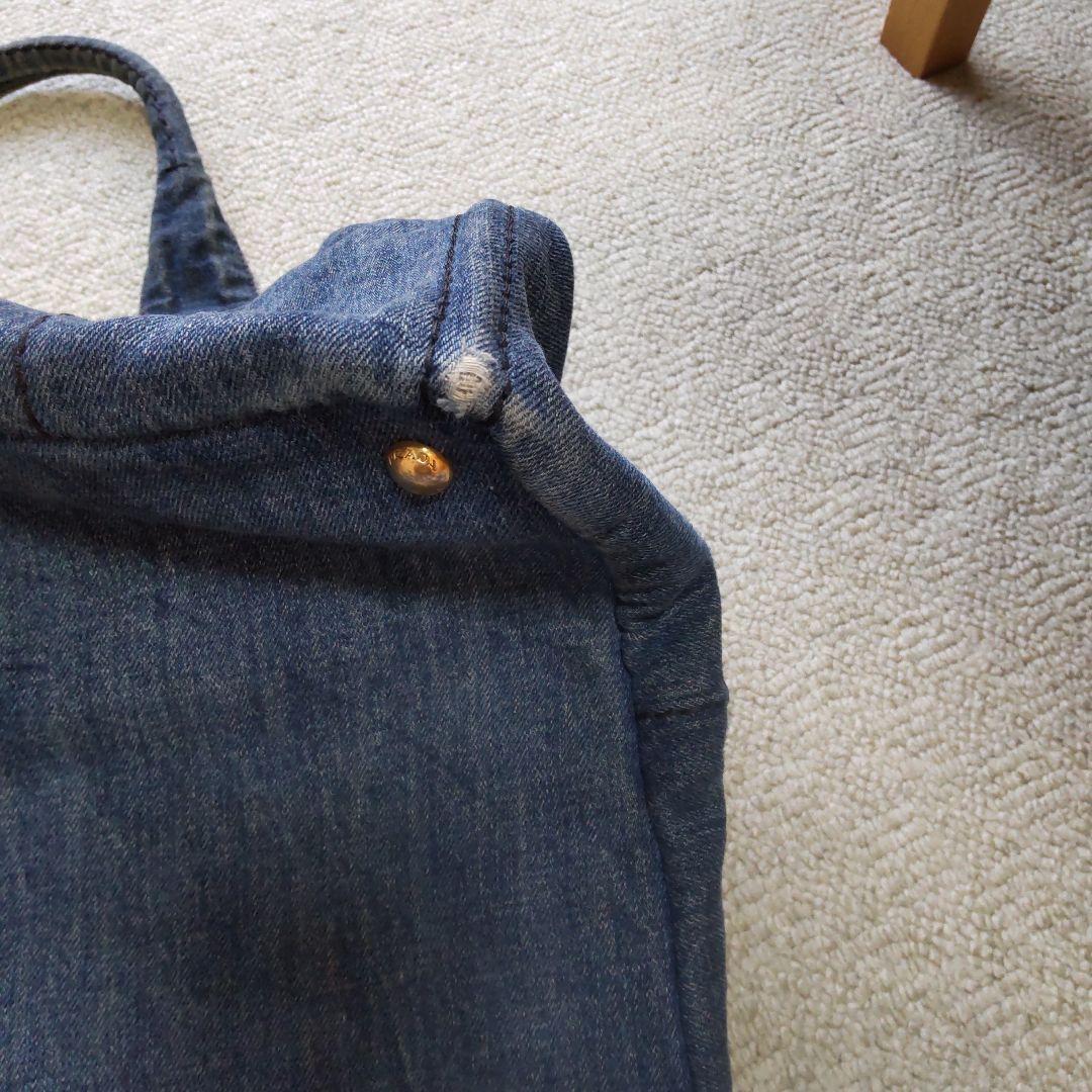 PRADA　カナパ トートバッグ　デニム