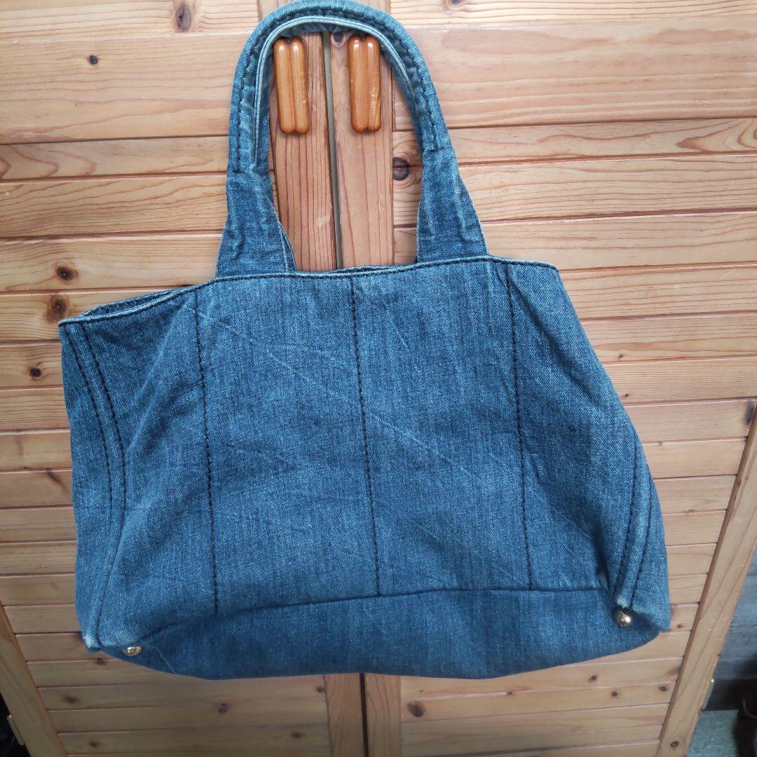PRADA　カナパ トートバッグ　デニム