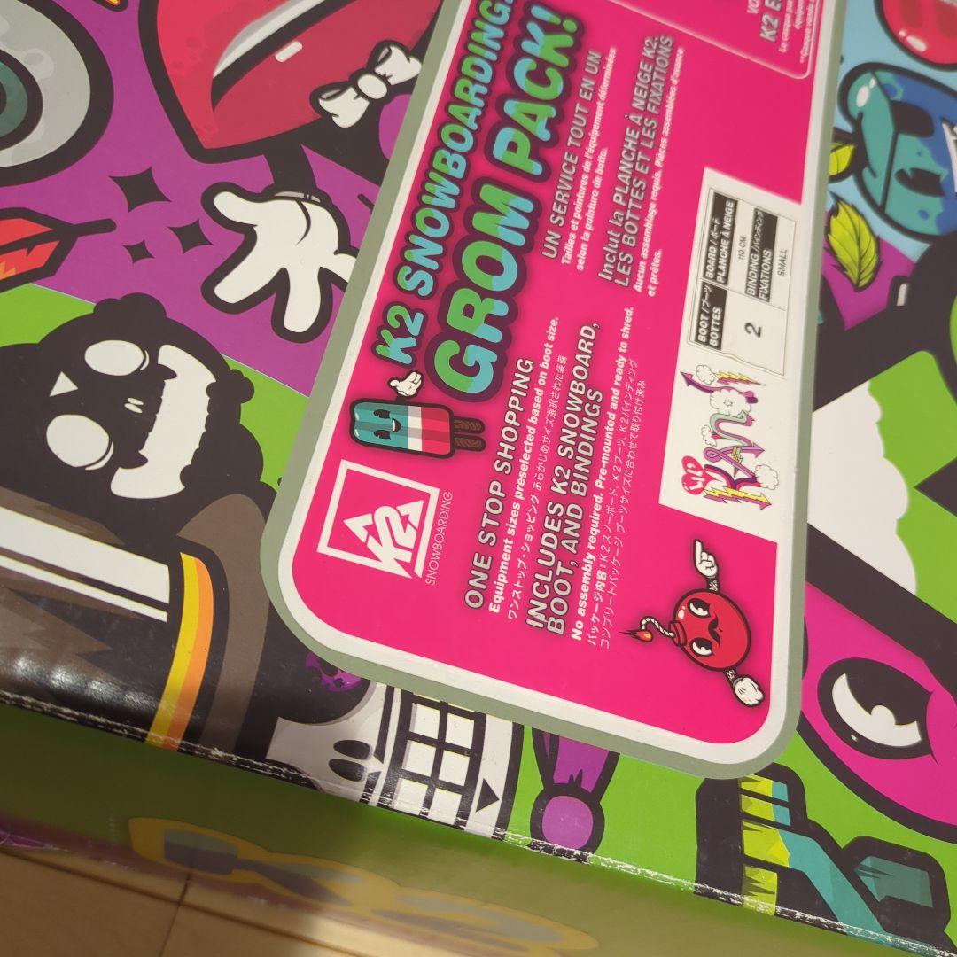 Ｋ２ キッズスノーボード （110cm）ブーツ（20cm）付
