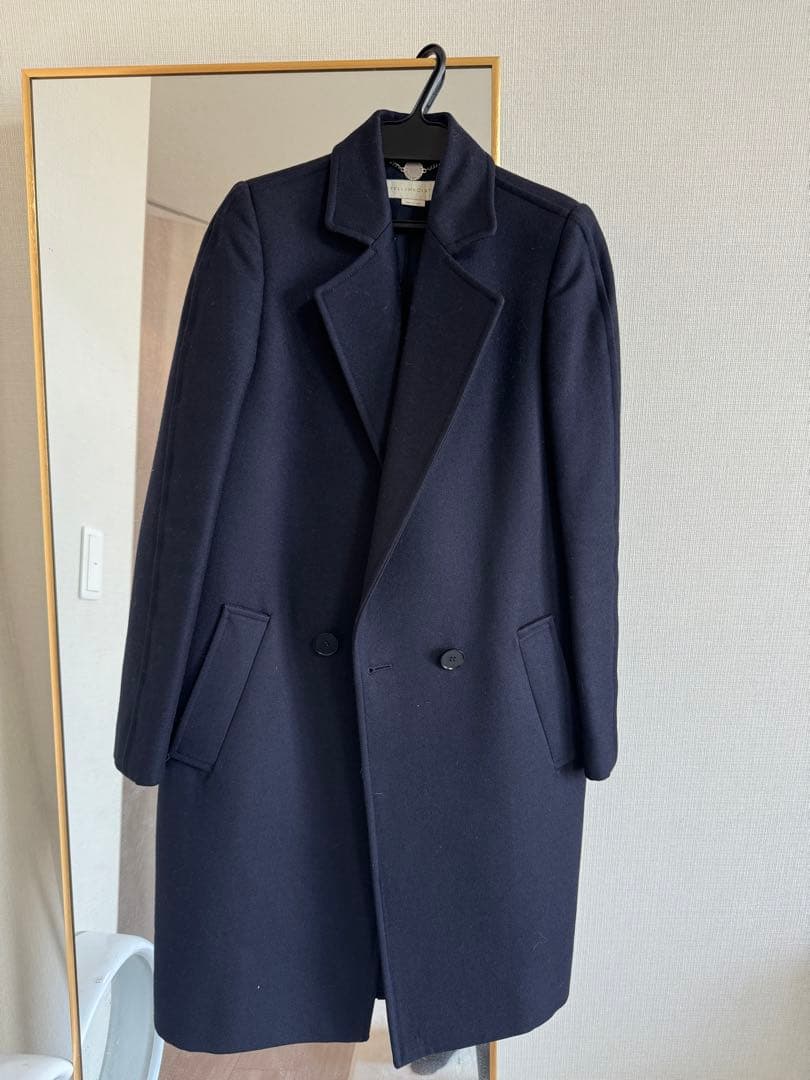 ※Saa Stella McCartney ネイビー チェスターコート