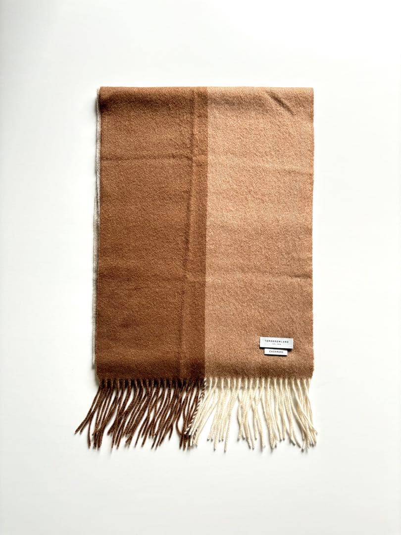 TOMORROWLAND 【状態良好】カシミヤ パネルマフラー ストール