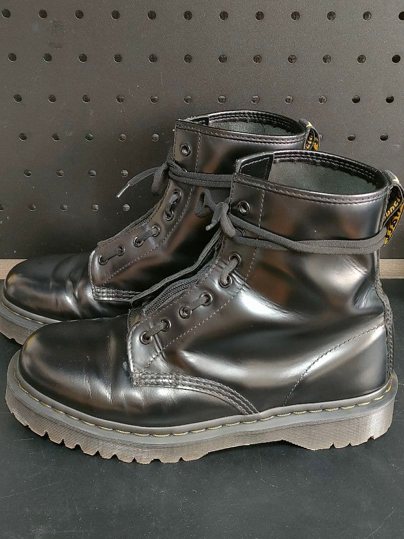 美品Zipperカスタム ドクターマーチン 8ホール uk9 28cm ブラック