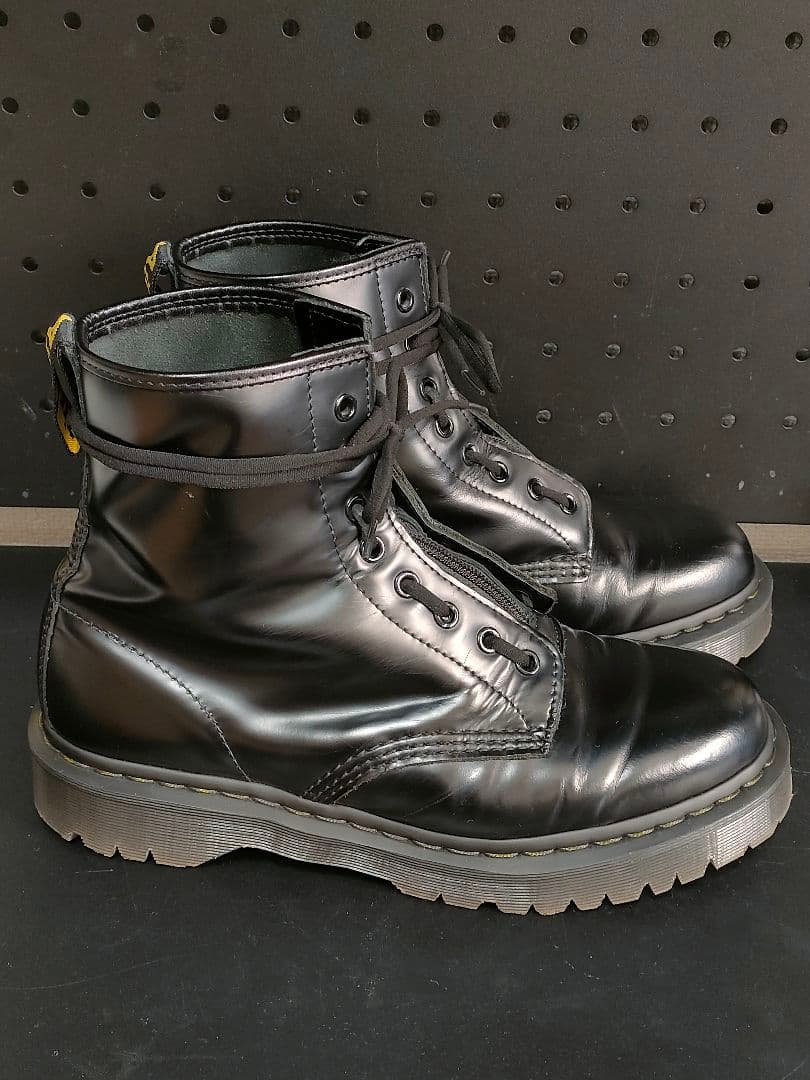 美品Zipperカスタム ドクターマーチン 8ホール uk9 28cm ブラック
