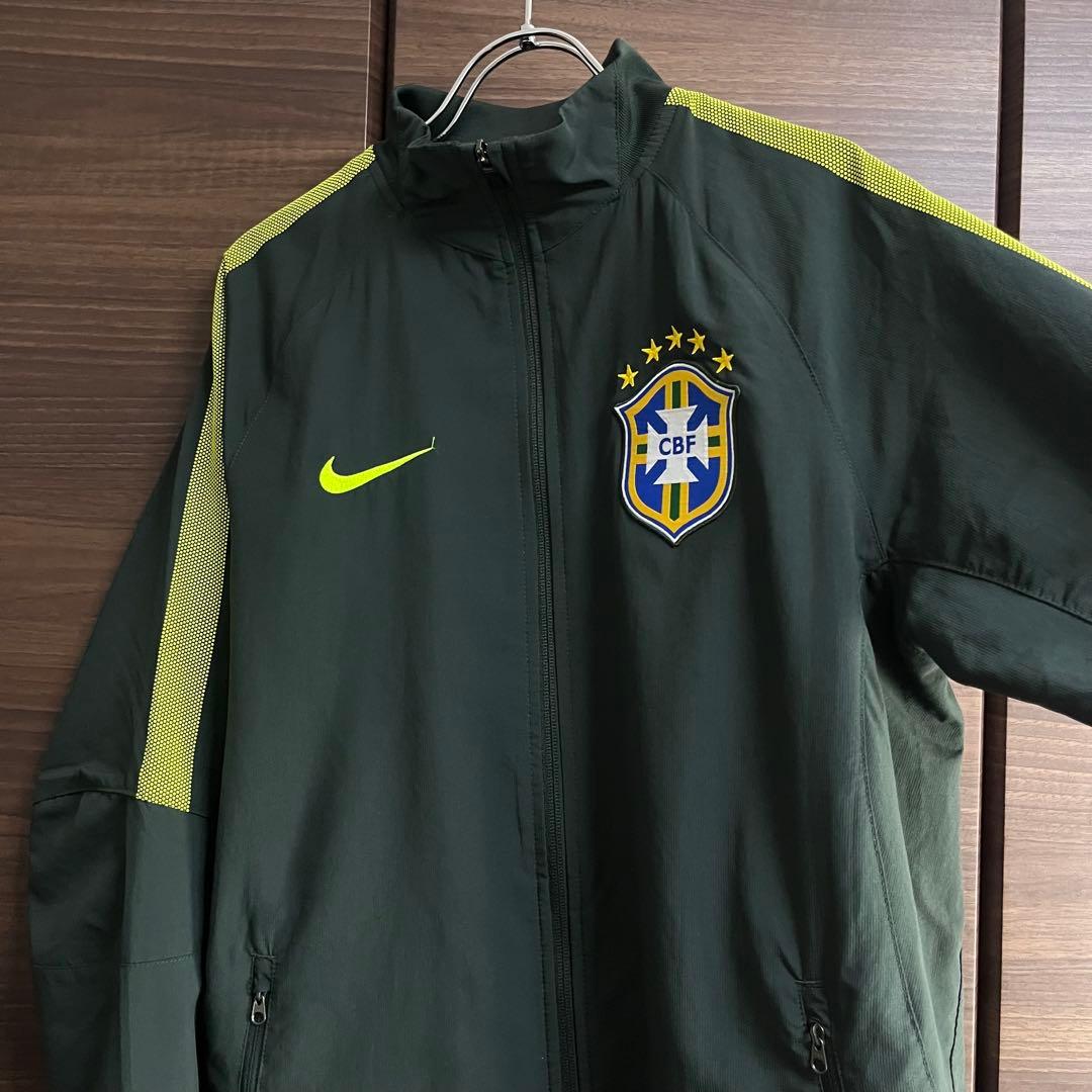 NIKE ナイキ ブラジル代表 トレーニングウェア セットアップ 上下 M 緑