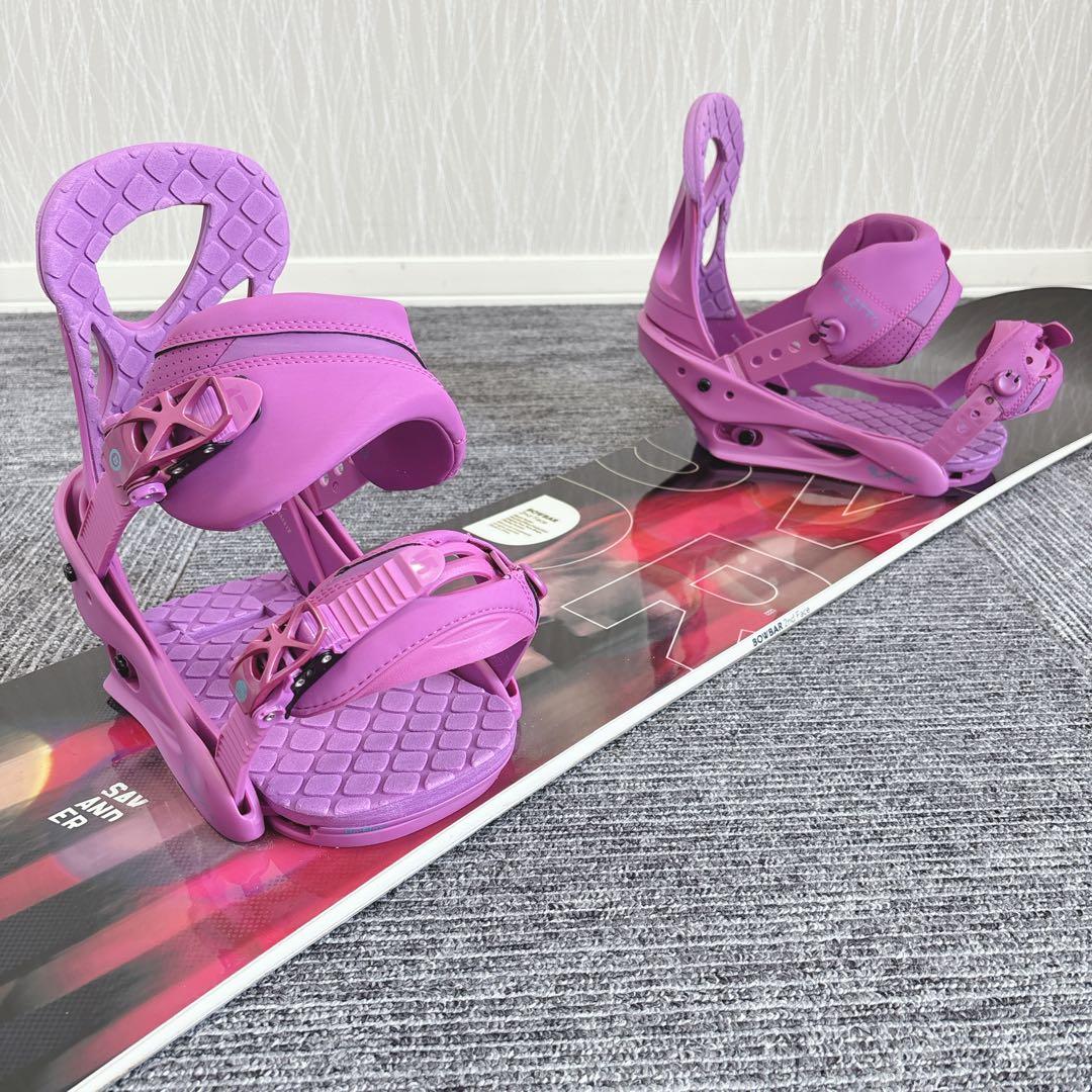 18美品❗️超豪華❗️SAVANDER レディース スノーボードセット★142cm