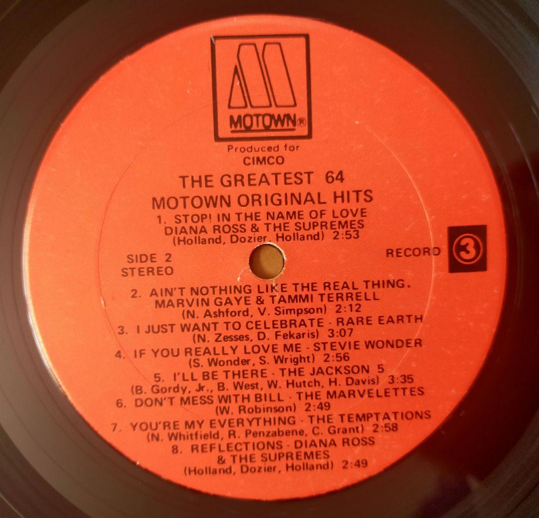 入手困難 4LP 64 モータウン ヒッツ (ジャクソン5 他多数)