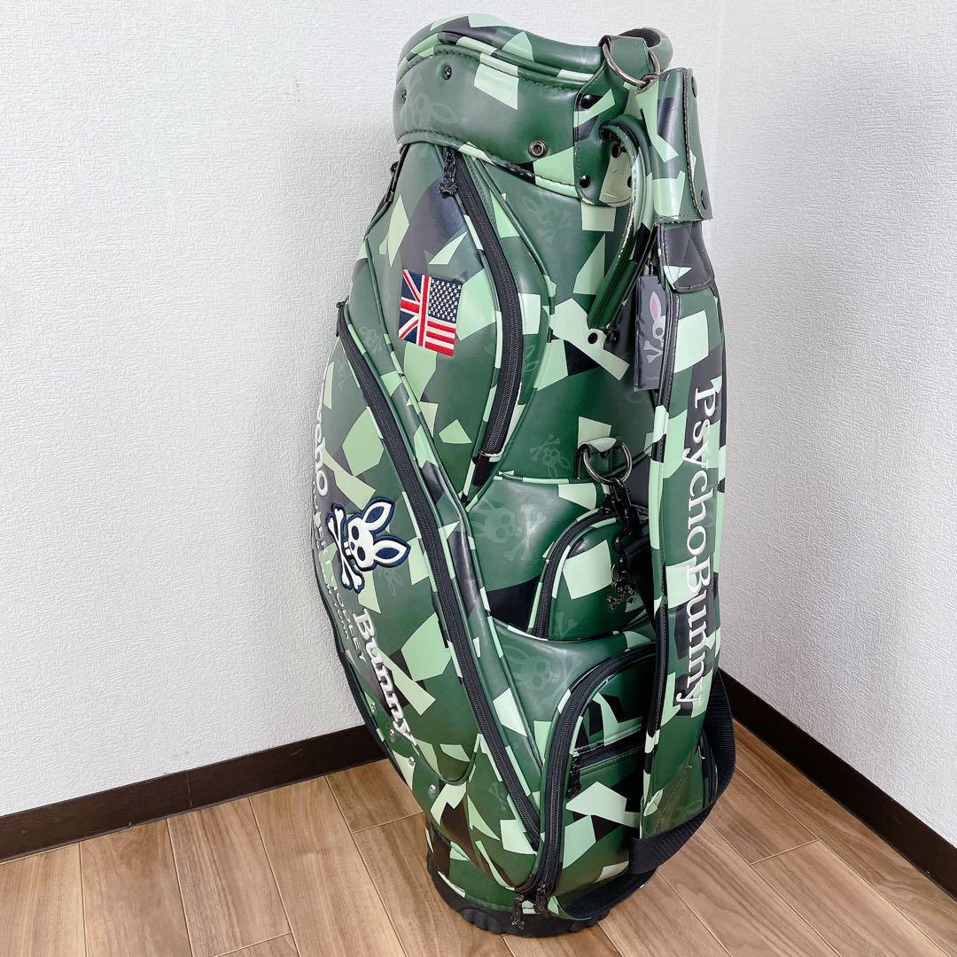 Psycho Bunny キャディバッグ サイコバニー カモフラージュ カモフラ