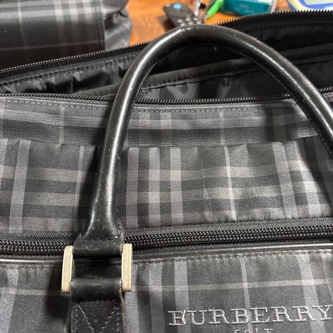 BURBERRY GOLF ボストンバッグ チェック柄