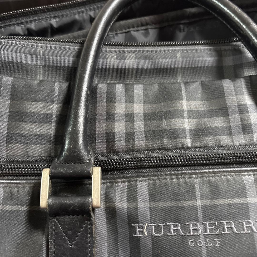 BURBERRY GOLF ボストンバッグ チェック柄