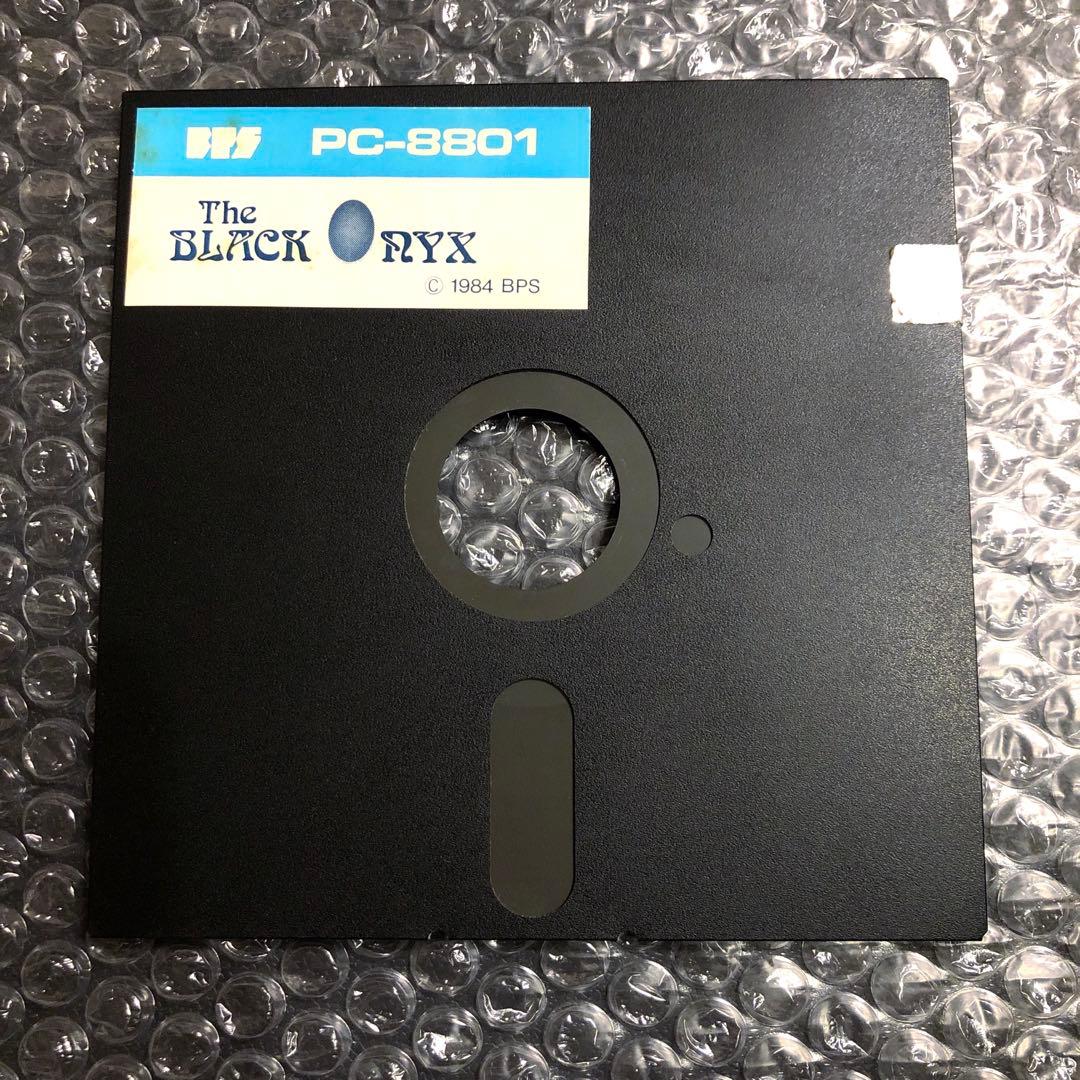 PC-8801 The BLACK ONYX 5インチFD版　ブラックオニキス