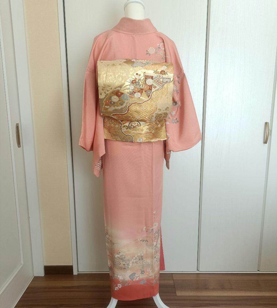 正絹訪問着　フルセット4点　卒業式　入学式　宮参り　七五三