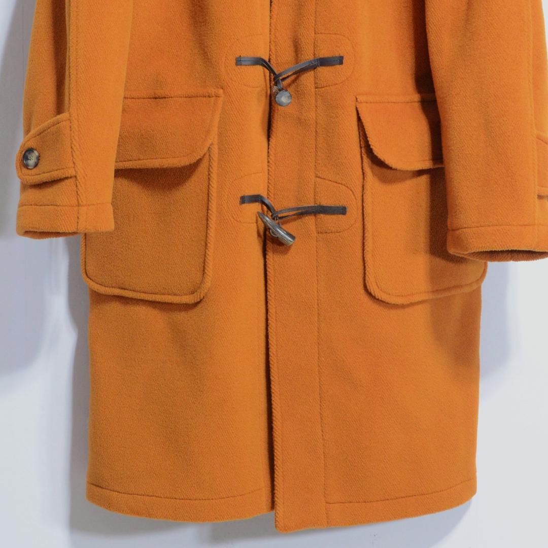 超極上品 マラリウス カットパイル モンゴメリー ダッフルコート オレンジ 36