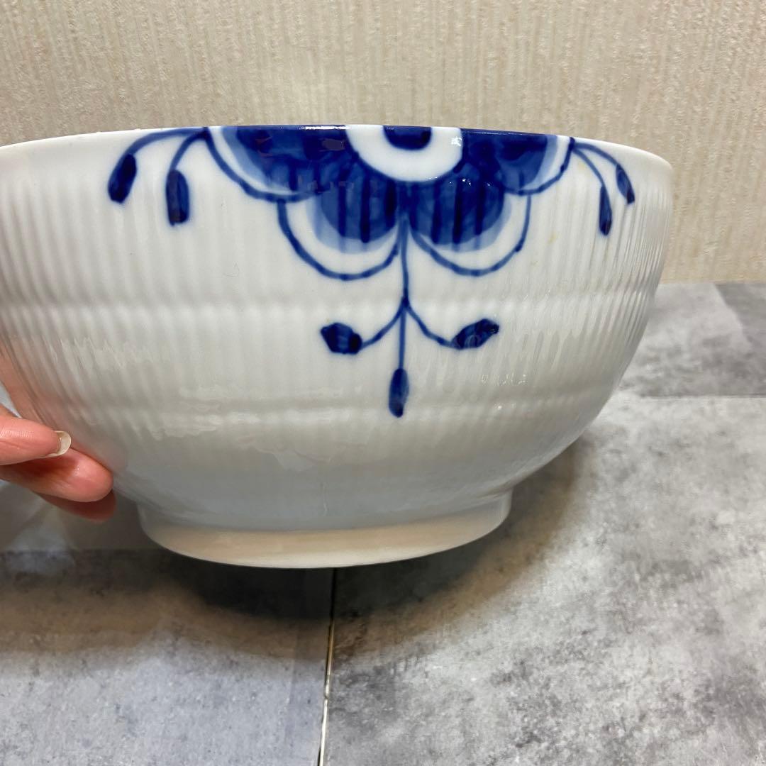 ロイヤルコペンハーゲン⭐️ブルーフルーテッドメガボウル24センチ