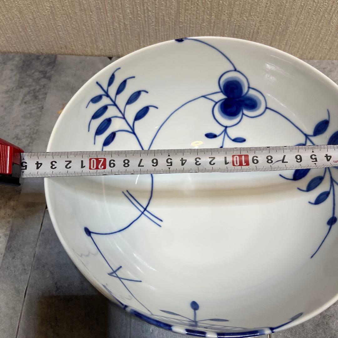ロイヤルコペンハーゲン⭐️ブルーフルーテッドメガボウル24センチ