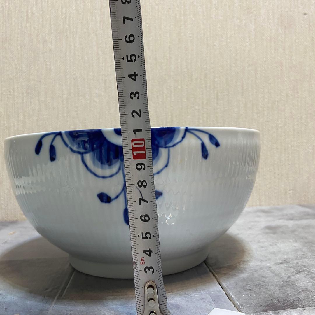ロイヤルコペンハーゲン⭐️ブルーフルーテッドメガボウル24センチ