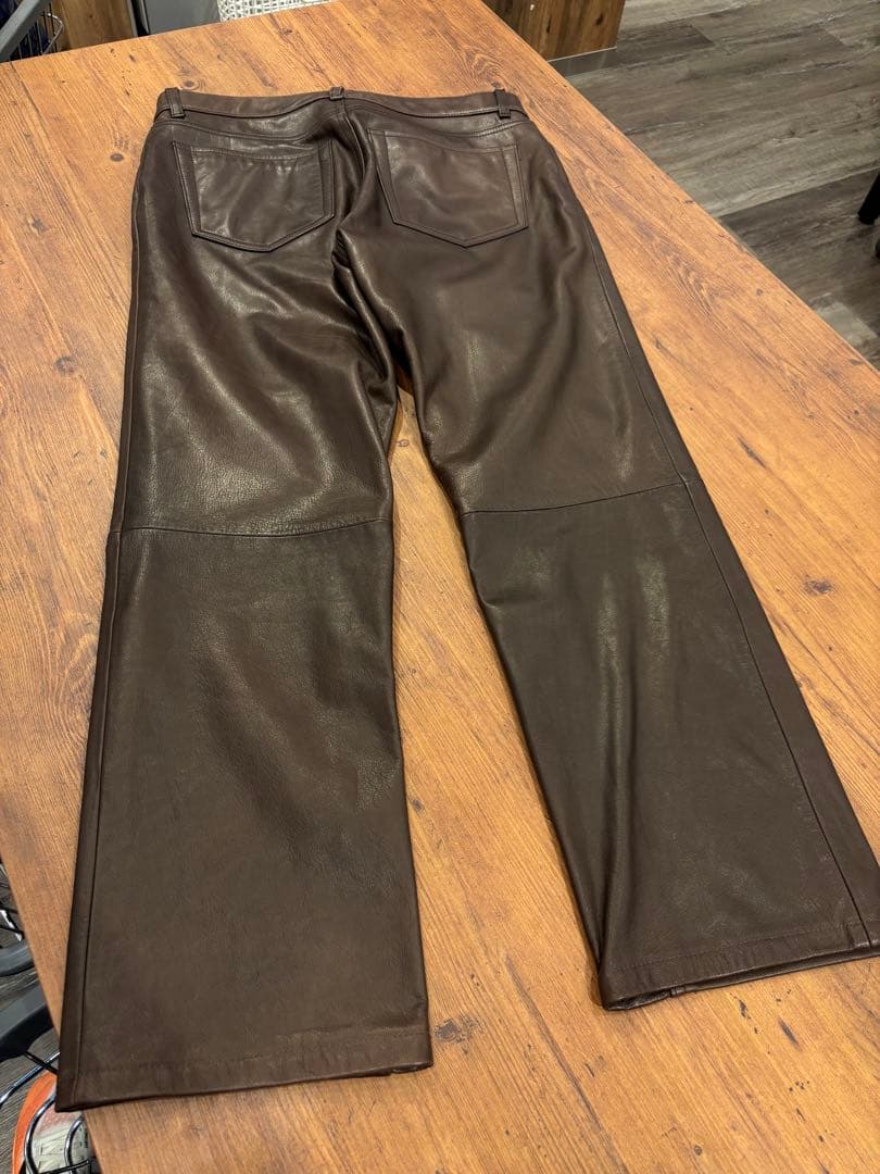 【レア】 OLD GAP オールドギャップ レザーパンツ カニエウエスト