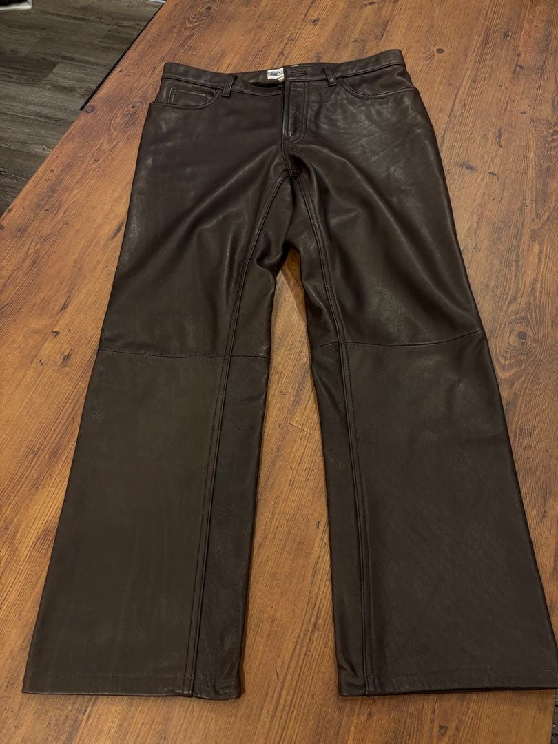 【レア】 OLD GAP オールドギャップ レザーパンツ カニエウエスト