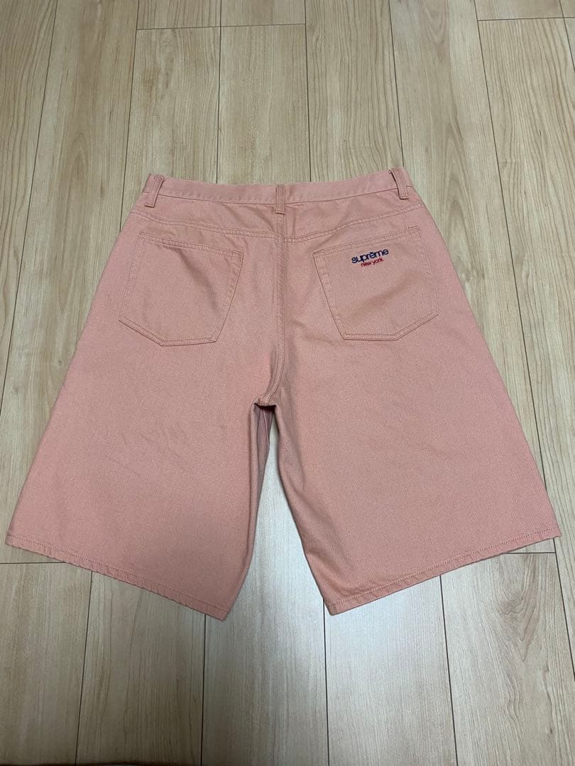 パンツ Supreme Baggy Denim Short Dusty Peach