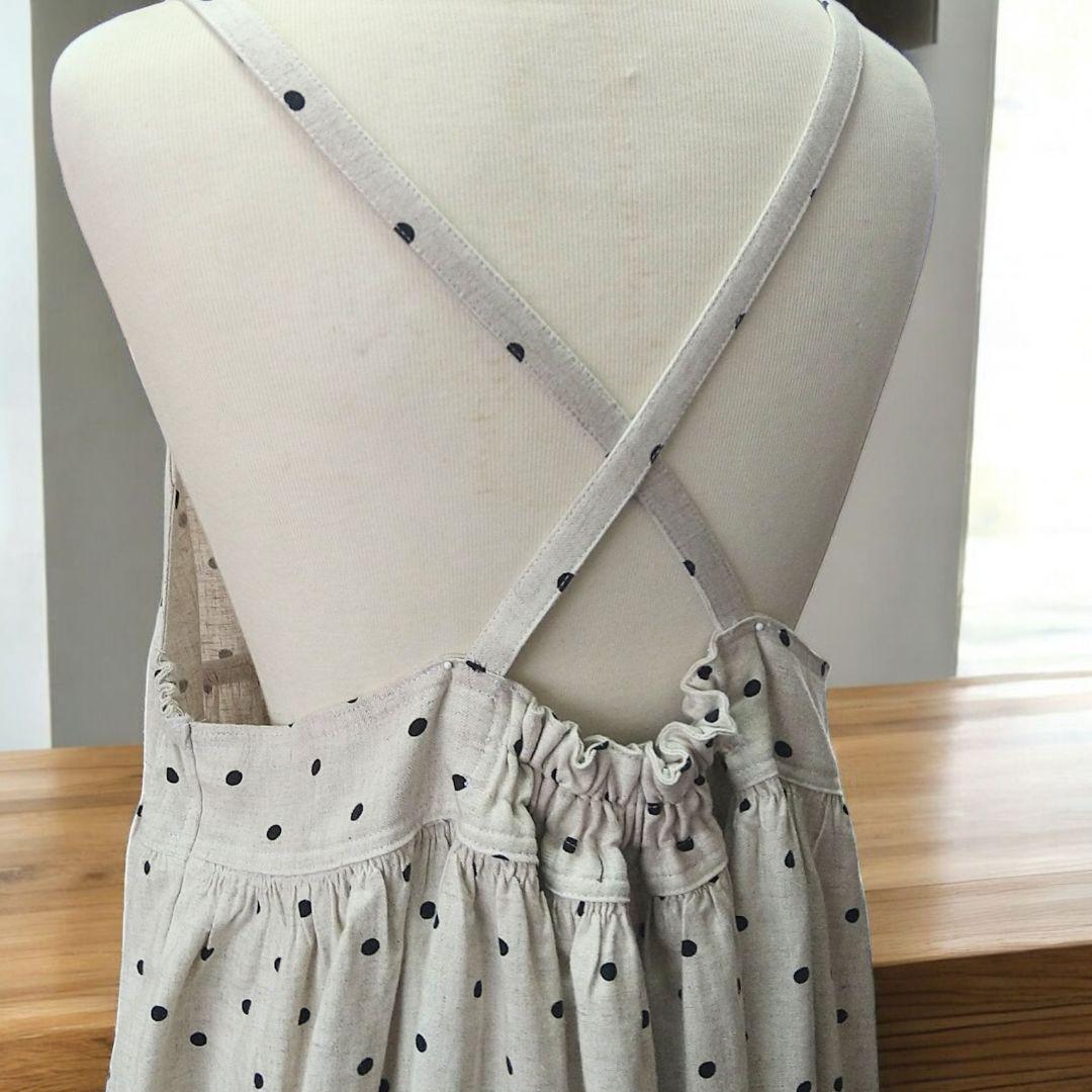 りりり様 ☆Handmade☆ チュニックエプロン　肩フリルエプロン